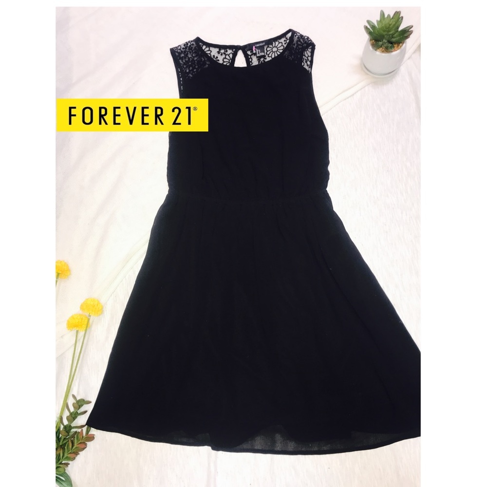Black Lace F21 Dress